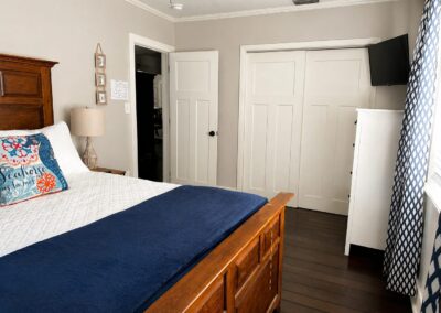 King suite with private bathroom at The Salted Dream House.