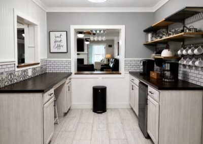 Fully equipped kitchen at The Salted Dream House.