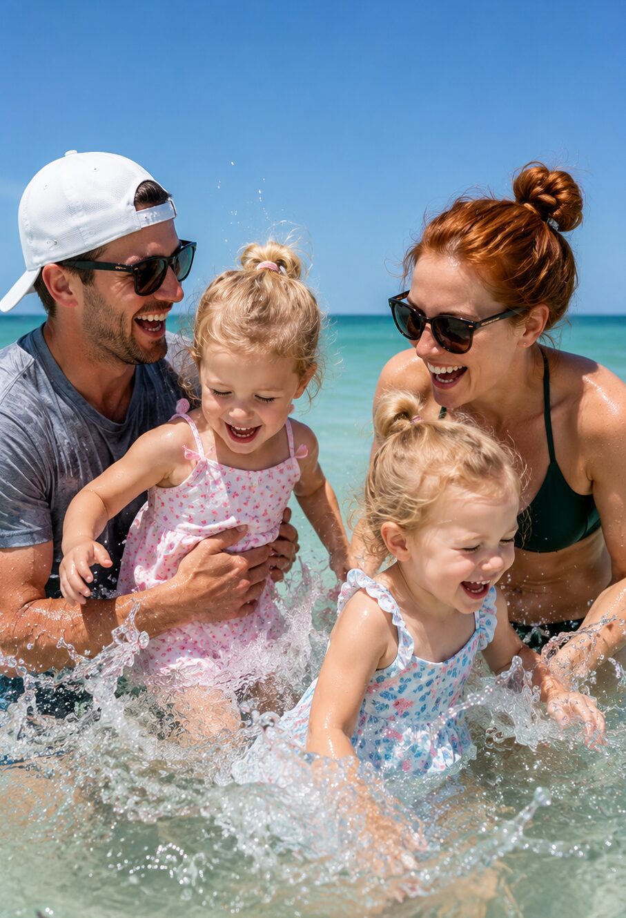 beach family 3