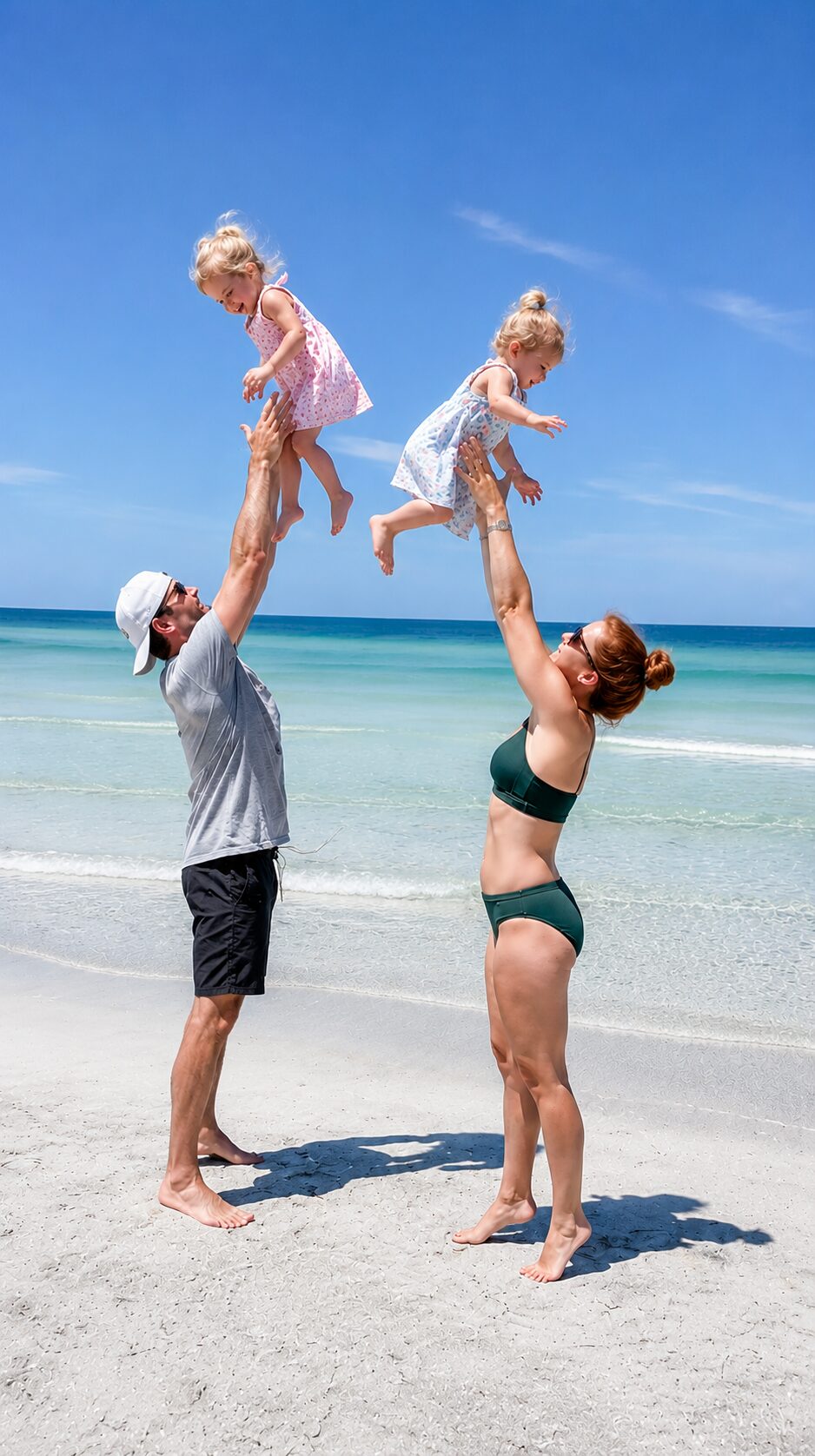 beach family